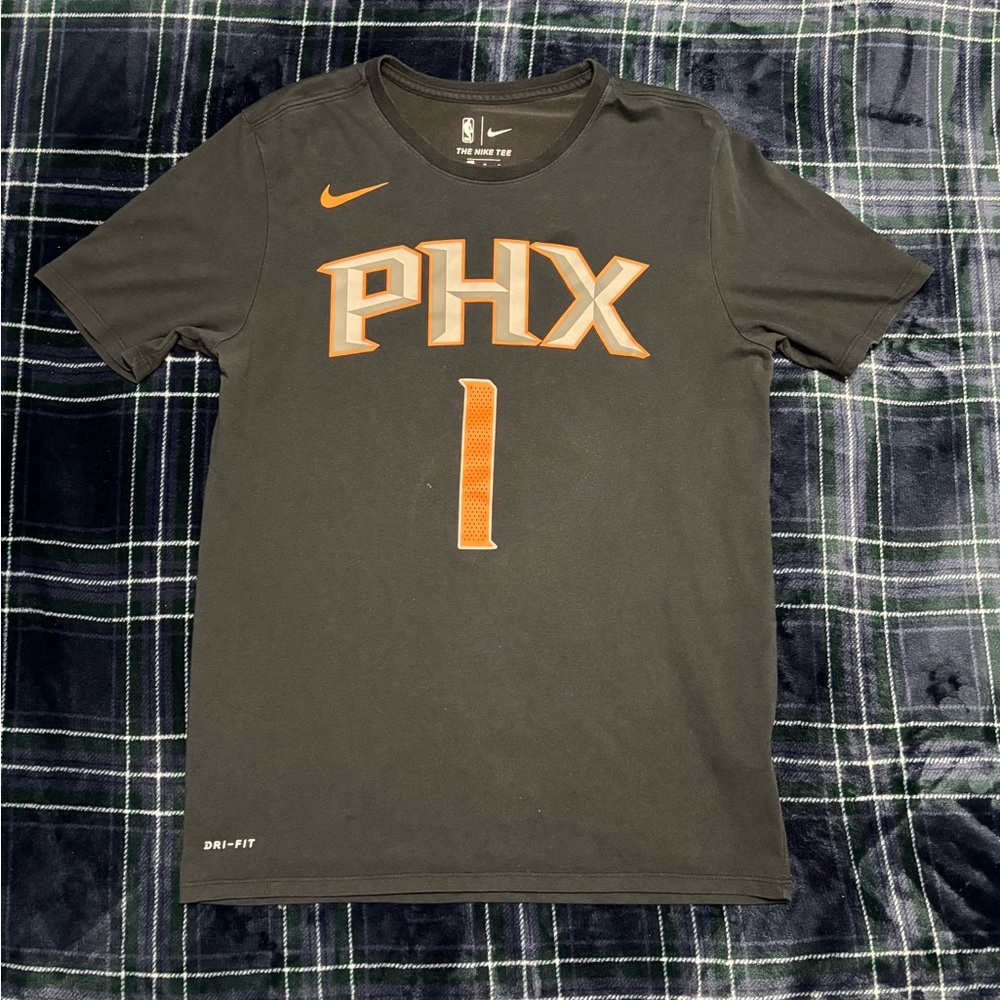 Nike black Devin Booker Phoenix Suns jersey tshirt. Size M.